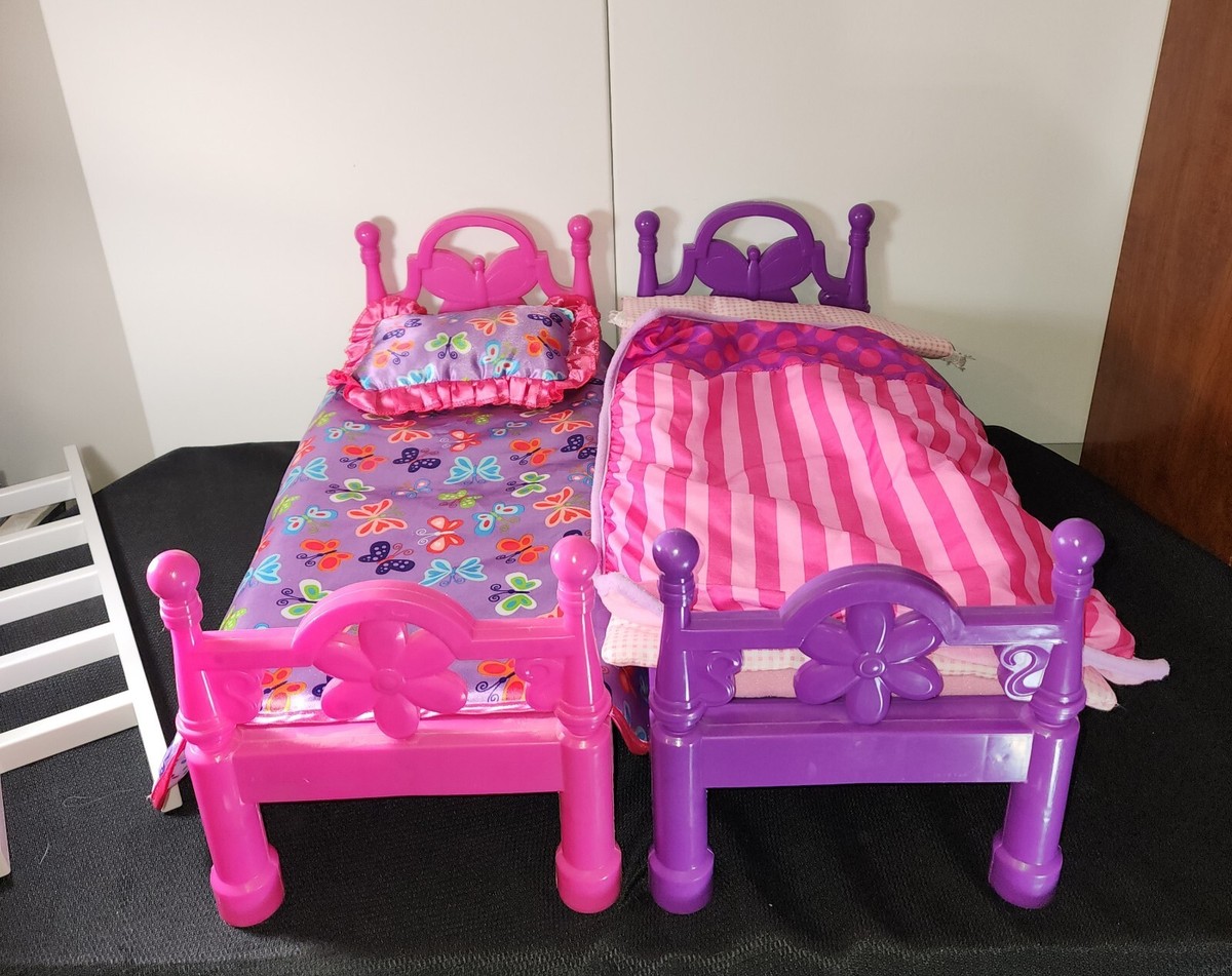 My Life Furniture Stacking Bunk Beds with Bedding fits American 18