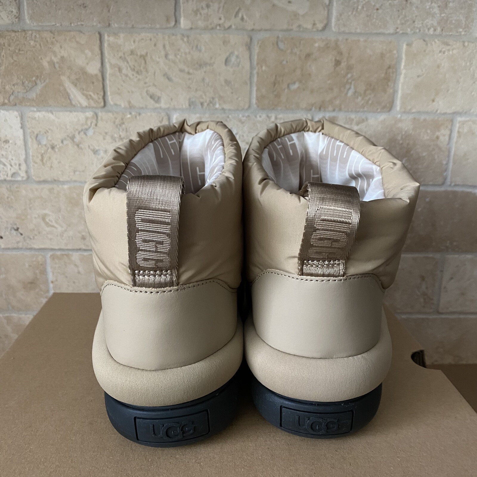 PANTOFOLA D’ORO STIVALETTI SLIP ON UGG CLASSIC MAXI MINI SENAPE SEED TAGLIA US 9 DONNA