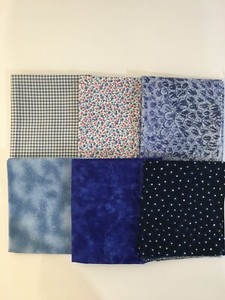 100% cotton fabric - 10 fat quarters