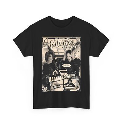Michael Jackson Comic T Shirt Scream Janet JacksonUnisex Heavy