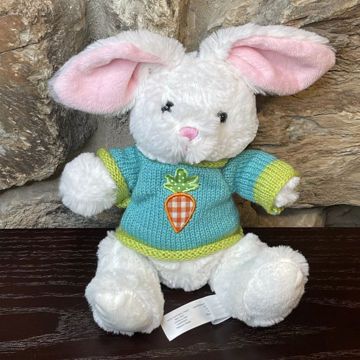 Animal Adventure Easter Bunny Rabbit Plush Sweater Carrot 10