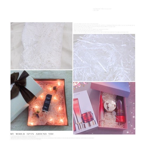 Luxury Shredded Paper - Hamper Basket Gift Box Tissue Present Shred Filler - Picture 2 of 21