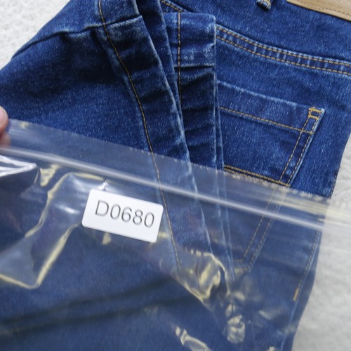 Duke Haband Jeans Mens 32x29 Straight Fit Blue Denim Classic High Rise Stretch - Imagen 15 de 15