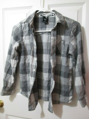 Blazer Shaun White Pour Garçons - Taille M - Manches Longues Gris - Occasion Très Bon État