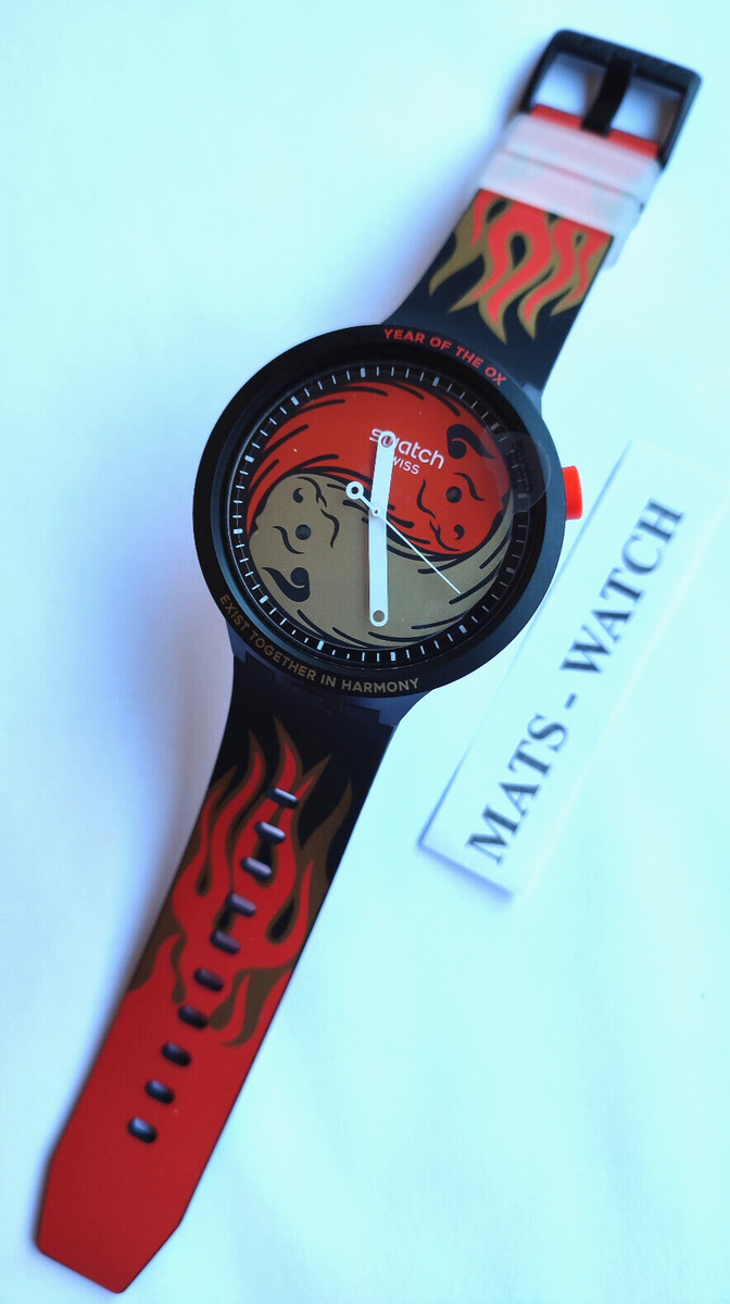 Swatch Collezione Nasa Latest Swatch Watches 2021 Swatch Big Bold So27Z109  Ox Rocks 2021 Chinese New Year Special