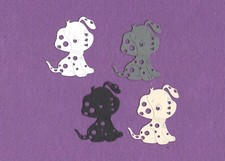 PUPPY  2 die cuts dog scrapbook cards