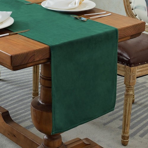 Velvet Table Runner Table Cover Banquet Party Table Runner Luxury Home Decor - Picture 4 of 31