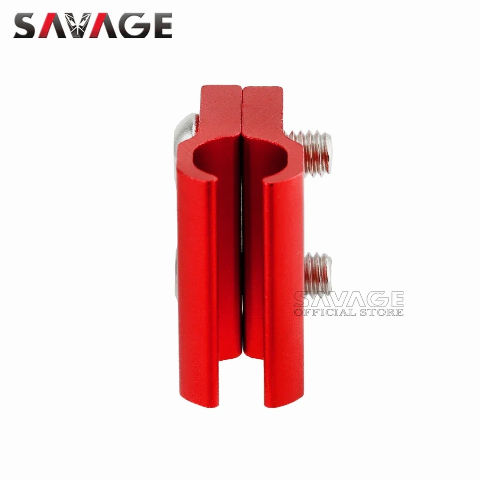 SAVAGE CNC Aluminum Front Brake Line Clamp for Honda CR80R-CR500R