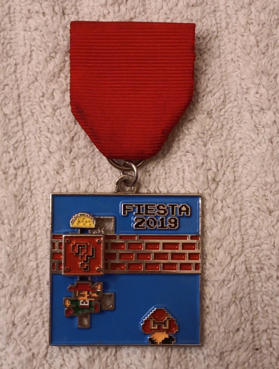 2019 Super Mario Fiesta Medal Tony Infante SA FLAVOR Sliding Bump Coin Action