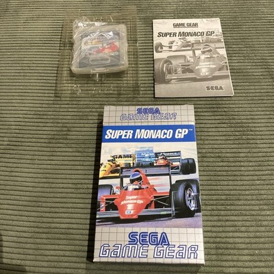Super Monaco GP - Sega Game Gear Game - CiB - Very Good Condition