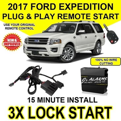 Js Alarms Remote Start Plug & Play DIY 3X Lock 2017 Ford Expedition FO1