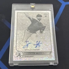 2023 Topps Chrome Spencer Strider RA-SS Black And White Mini Diamond RARE