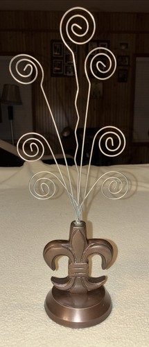 7 Card Fleur De Les Bronze Card Holder Made In India