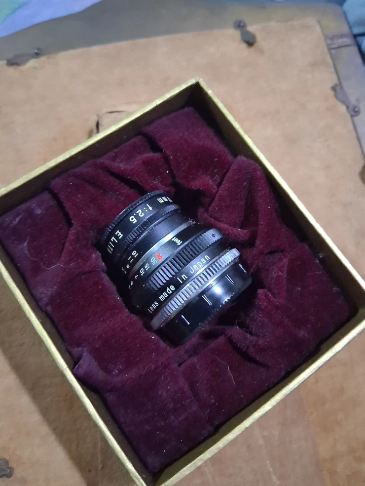 LENTE DE PELÍCULA ELITAR SOLIGOR 17mm F2.5 vintage con caja original Foto 2 de 4