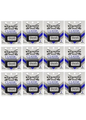 95 Wilkinson Sword CLASSIC Double Edge Razor Blades - 19 packs of 5 =95