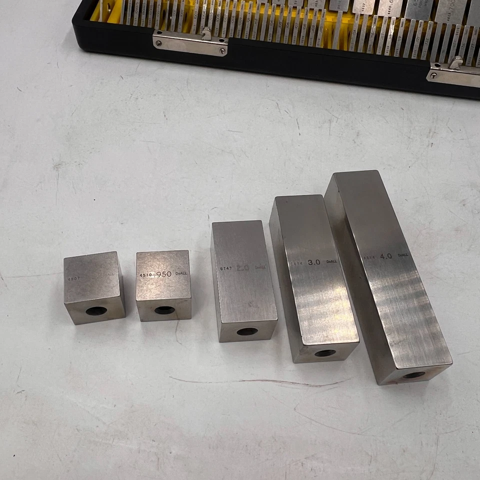 DoAll SQUARE Gage Block Set No. 88-S Grade AA *INCOMPLETE* - Image 3 of 4