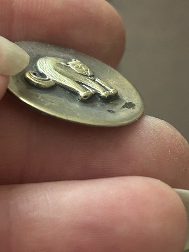 Vintage Antique “frightened Cat” Button. Medium. - Picture 3 of 5