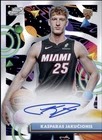 Topps Cosmic Chrome 26 Kasparas Jakucionis Rookie Auto #807 Miami Heat DIGITAL
