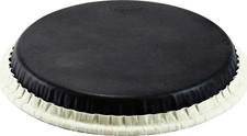 Conga Drumhead, Tucked, 11.75, Skyndeep, 'black Calfskin' Graphic