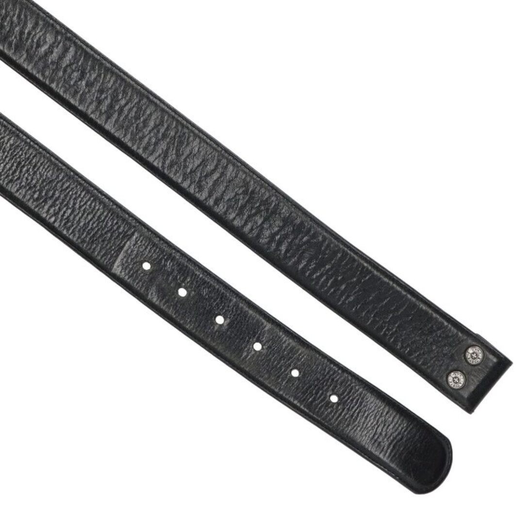 Chrome Hearts 1.5 Strap 1.5inch Scroll Label Rivets Leather Belt Mens 32 Used 7e thumbnail 4