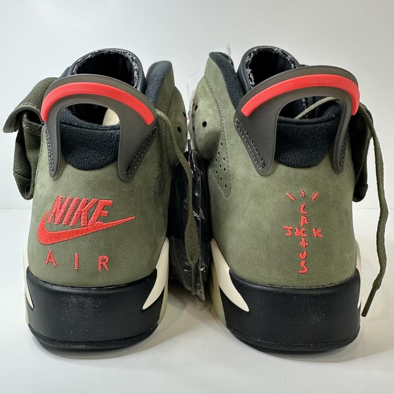 Size 10.5 - Jordan 6 Retro x Travis Scott Mid Olive for sale