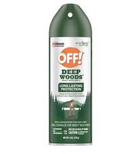 OFF Deep Woods Mosquito Repellent V, up to 8 Hours of Protection 6oz 3 PACK