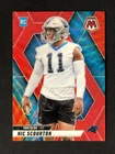 2025 Panini Mosaic Football Red Wave Nic Scourton #391