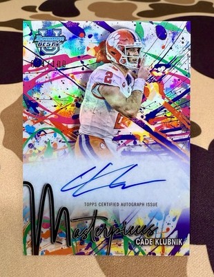 Cade Klubnik Autograph 2024 Bowman Masterpieces Case Hit SSP RC Auto /100