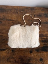White Faux Fur Muff Hand Warmer For Girls