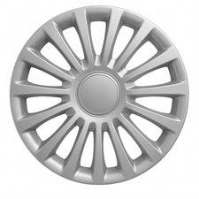 G3 Set 4 Copricerchi 14'' Pollici Universali Grigi per Ruote Auto 908.14