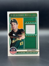 2023 Panini USA Baseball Stars & Stripes Kyle Schwartz Mem #U18-KS South Africa