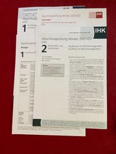 IHK Abschlussprüfung Kaufmann für Büromanagement Winter 2021/2022 mit Lösung