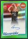COOPER FLAGG 2025-26 TOPPS CHROME UPDATE 1980-81 AUTO GREEN REFRACTOR ROOKIE /99