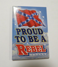 Western-Deko Magnet M-425 ca. 5,5 x 8 cm "Proud to be a Rebel"