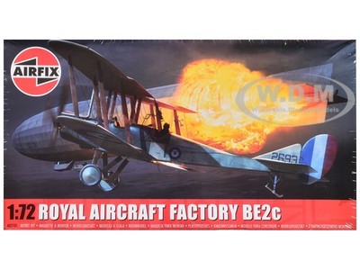 LEVEL 2 MODEL KIT ROYAL AIRCRAFT FACTORY BE2C 1/72 SCALE BY AIRFIX AIRA02101F