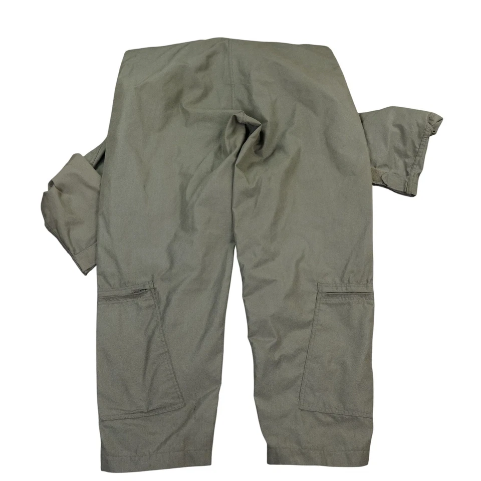 VTG USAF Coveralls Flyers Summer FR 46L Captain Bars CAP Patches Flight Suit - Image 3 of 4