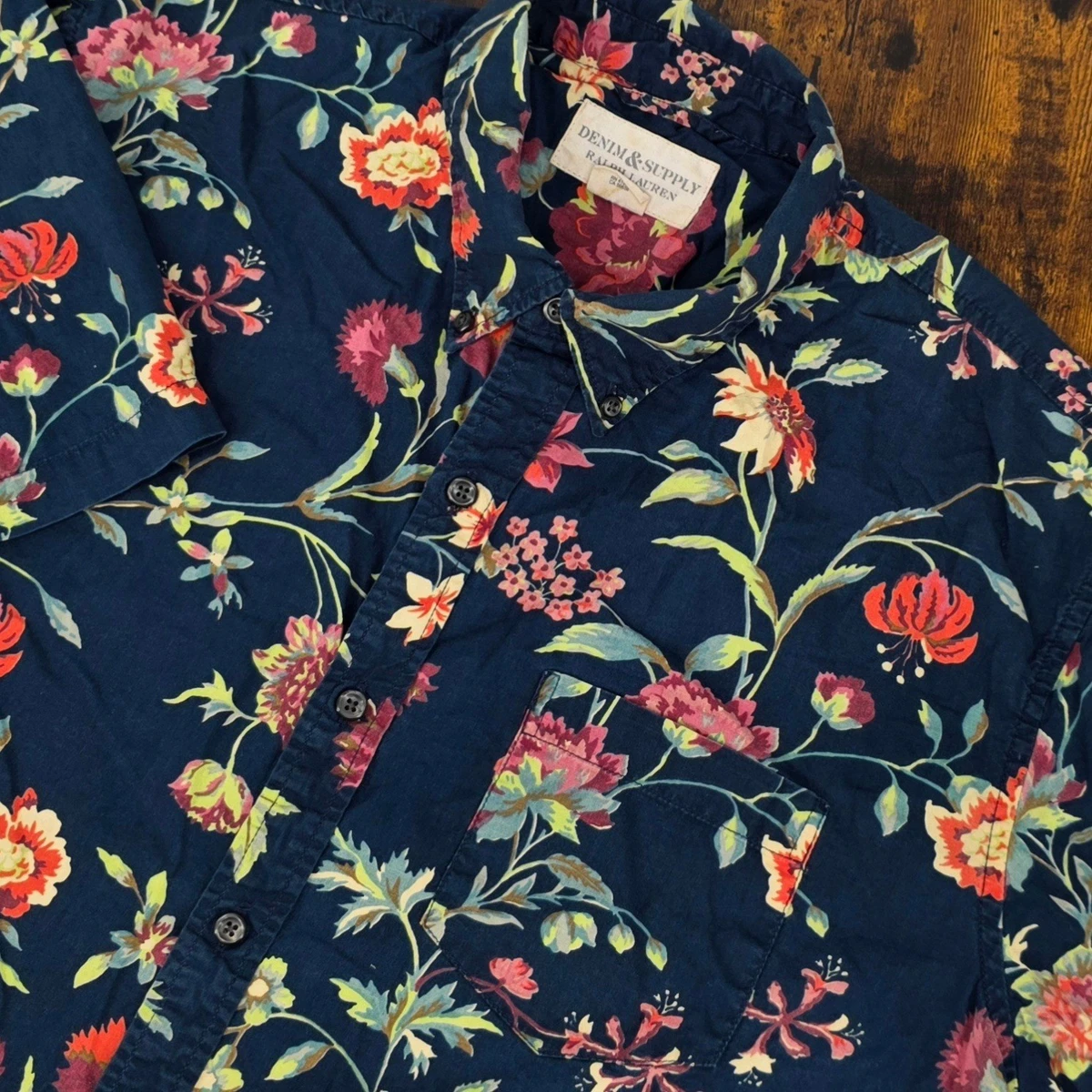 Denim & Supply Ralph Lauren Floral Casual Button-Down Shirts for