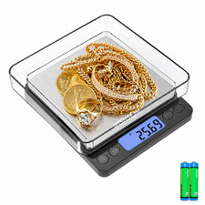 Jewelry Scale, 500g x 0.01g High Precision Digital Gram Scale, Portable Gold Sca