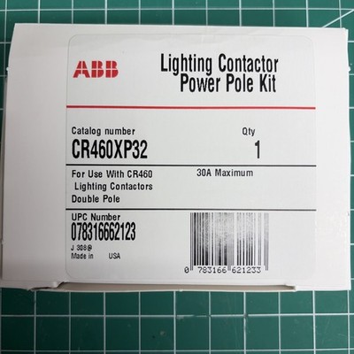 General Electric CR460XP32 2p 30a Lighting Contactor Power Pole NEW 460XP32
