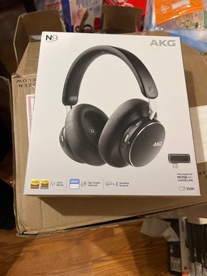 Harman AKG N9 Hybrid Wireless Headphones - Hi-Res Audio + ANC | Open Box