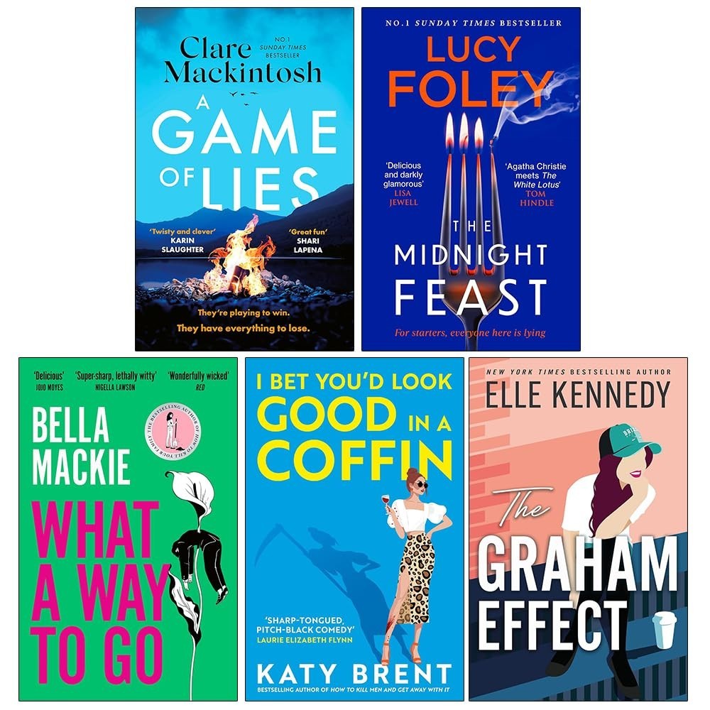Modern Mystery Thriller Collection  5 Books Set A Game of Lies,The Midnight Fear