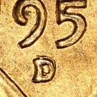 BU Red 1957-D D/D/D Lincoln Cent RPM-002 Coneca Top 100 (3)