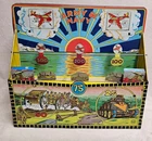 Marx Army & Navy Shooting Gallery Target 1930’s Tin Metal Wind Up Antique Toy
