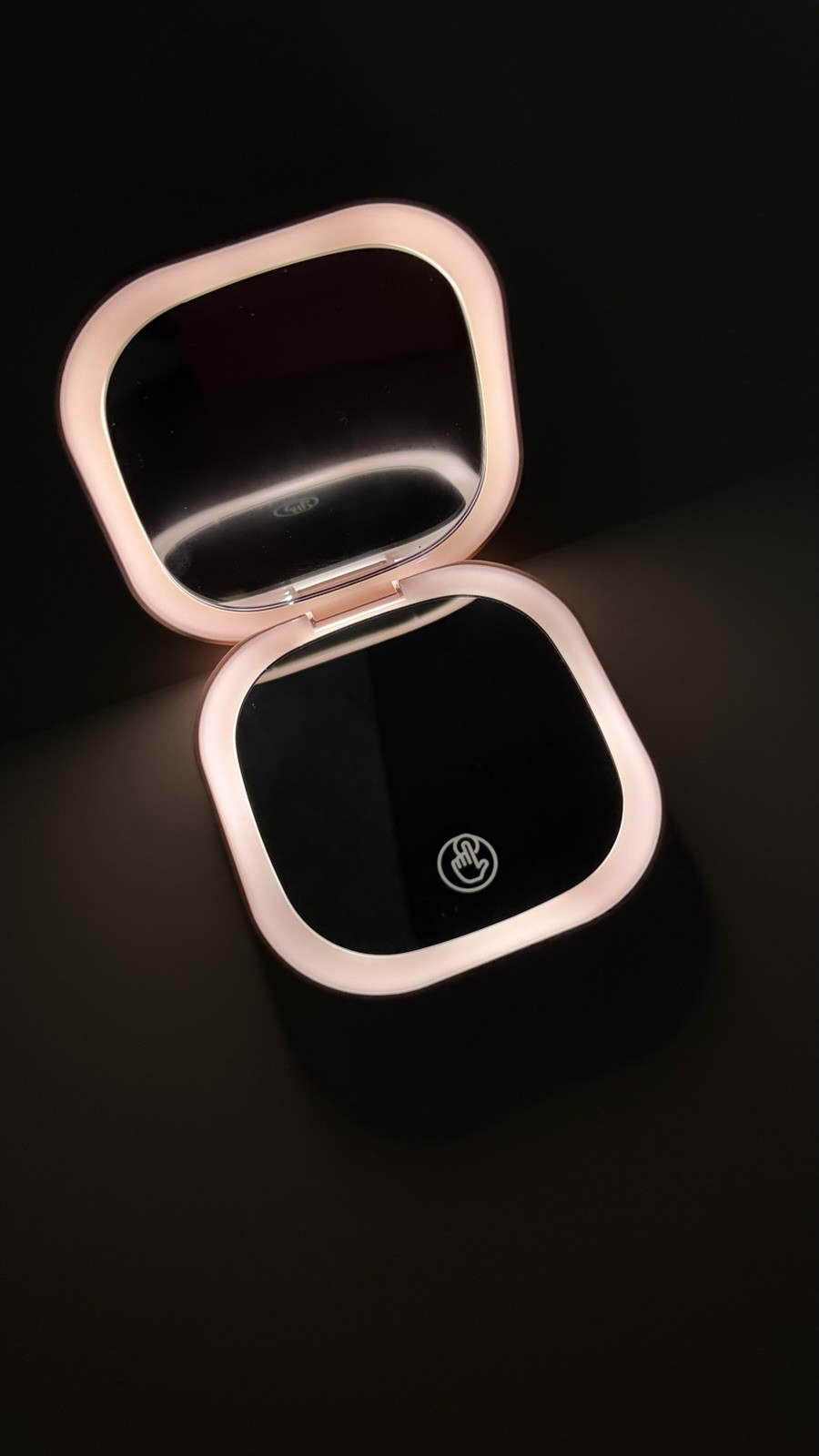 Miroir LED Maquillage Lumineux à Intensité Variable Miroir de Poche Tactile - 3