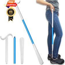 35.5 Inch Long Handled Shoe Horn, Dressing Stick, Sock Remover Aid Helper -...