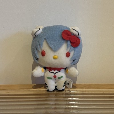 SELTEN Rei Ayanami Hello Kitty Plüsch Schlüsselanhänger Sanrio Japan exklusives Maskottchen Charm