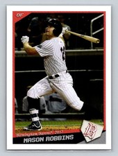 2017 Birmingham Barons Mason Robbins RC Rookie Chicago White Sox