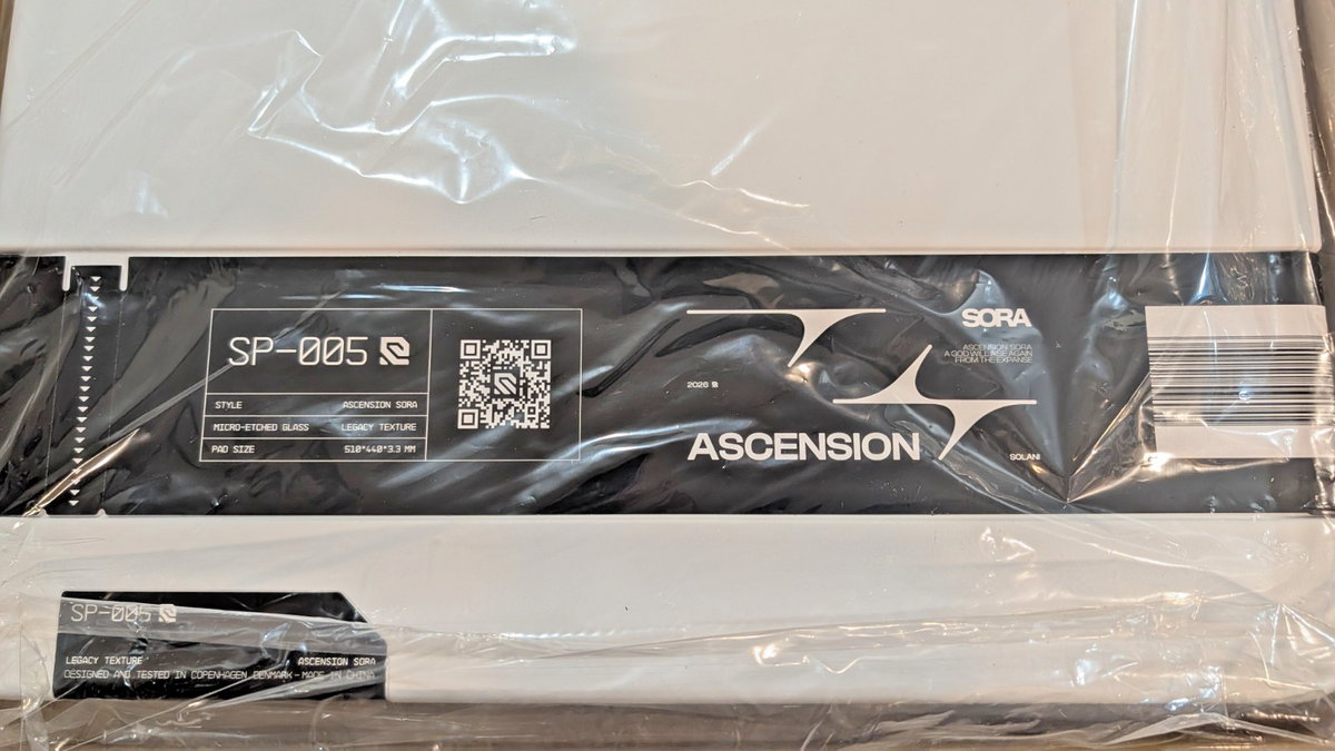 WALLHACK SP-005: Ascension SORA Glass Mousepad - Limited Edition