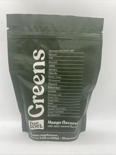 Daily Super Greens Powder in Mango Flavor Free Soul 30 portion 5.29oz /exp 07/26