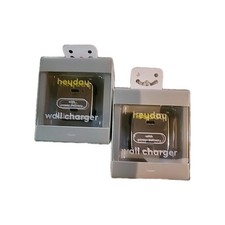 Two heyday wall chargers With Power Delivery  20watt Output Each USB C-port